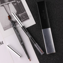 Pen craftsman eyebrow pencil lying brush double head with eyebrow brush female waterproof sweatproof Non-smudge non-bleaching long-lasting net red recommended