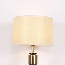 Straight Hair Desk Lamp Rice White Linen Lampshades American Floor Lamp Accessories Housing Hood Wall Lamp Hanging Lamp Cylinder Black