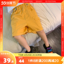 (1 piece 8 fold) boy foreign air shorts Korean version children summer clothing summer slim fit pants handsome gas boy casual pants