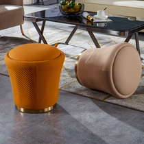 Bedroom dressing stool light luxury sofa stool home makeup stool door Nordic long strip change shoes foot small stool