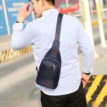 Mens chest bag 2021 new wave Han version Oxford Bumen bag Leisure Small bag Satchel Bag single shoulder backpack Inclined Satchel
