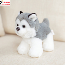 Hai Liwei Mini Husky Plush Toy Dog Doll Cute Chai Dog Puppies Baby Birthday Gift