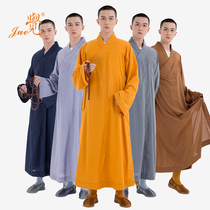 Snow-brand monk's clothing Summer gown gown thin cotton linen silk cotton breathable sweat monk's coat