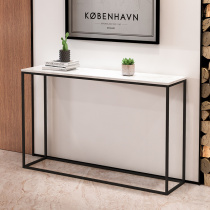 Nordic Marble Xuanguantai Corridor Aisle Cabinet New Chinese Bar Case Long Table Modern Minimalist Decorative Shelve