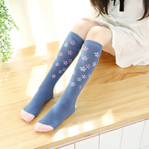 Childrens stockings Spring and summer thin girls  middle tube socks Korean version of the tide girl knee socks Foreign style straight socks Childrens socks