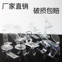 Thickened Merchant Show Shelf Shoe Store Bracket Flower Type Cylindrical Seven Type Bracket Shoes Type Shoe Rack High And Low Shoe Rack Blue