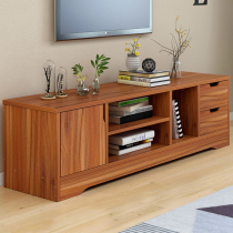 Coffee table TV cabinet combination Modern Nordic simple living room Bedroom wall and floor cabinet Small apartment imitation solid wood TV cabinet