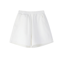 Huang not annoying casual pants womens summer shorts 2021 new solid color loose straight pants small man A hot pants