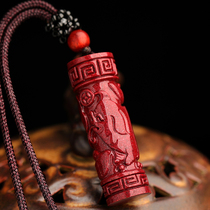 Cinnabar twelve zodiac pendant male and female Zodiac cow 2021 year of the Ox is the year of the Ox