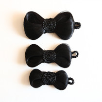 Costume wig Dragon girl Cute girl bow bun COS studio stage performance Hanfu wig bag