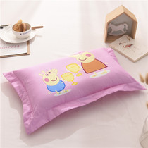 Pure cotton children cartoon pillowcase Kindergarten students nap pillow Baby pillowcase Children pillowcase