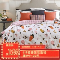 Yishijia summer cool quilt Air-conditioned quilt Cotton pure cotton washable thin single double naked sleep Class A quilt core quilt