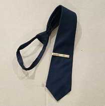 New stock old goods 87 tie tie tie clip 87 black cadre tie old zipper tie collection