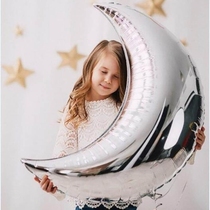 36-inch oversized moon balloon aluminum foil children cartoon toy party decoration balloon birthday party arrangement