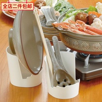 Export Japan NHS Kitchen Lid Containing Rack Chopping Board Rack Spoon Spoon Soup Spoon Chopsticks Shelf Drain Rack