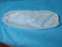 Disposable non-woven sleeve white rubber band cuffs