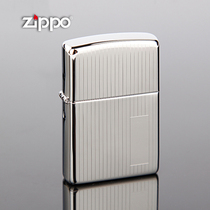 Original loaded lighter zippo genuine classic chrome mirror straight grain 350 US original imported lettering