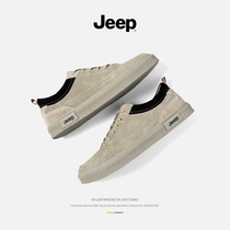 jeep jeep mens shoes 2021 New Spring Korean trend wild leather board shoes mens British leisure trendy shoes