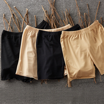 Fat mm knitted stretch shorts Anti-light anti-crimping increase fat 200 pounds base 3 four-point shorts