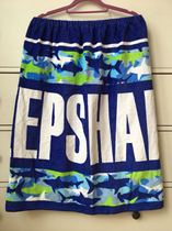 Patchwork Order with foreign trade pure cotton bath towels 75 * 120 left and right tie wrap Chest Bath Skirt Blue flawless