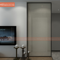 Custom Nordic screen art glass clip wire glass clip yarn Glass entrance partition Cross hemp yarn