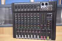 Professional Stage Sound Ktv Performance Tuning Bench 8 Paths With Effect Bluetooth Function Conference Acting Tune