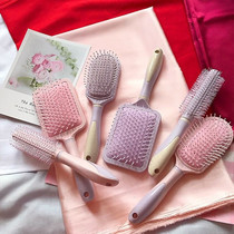 Do not hurt the scalp air cushion comb female scalp electrostatic cleaning men and women mens household cute portable Japan and South Korea pink row comb