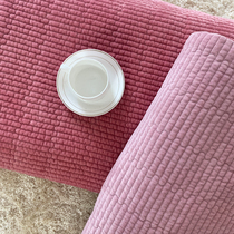 South Korea Milk Suede Bed Cover Double-sided Dual-use single side suede side cotton plus suede bed linen