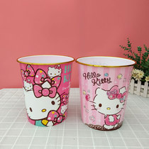 Creative large covered classification wet and dry trash can household with covered living room bedroom toilet bathroom kitchen cute