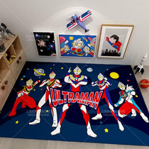 Childrens Otman Carpet Boys Room Crowed Mat Cartoon Superman Dicciero Mat Bed Floating Windows
