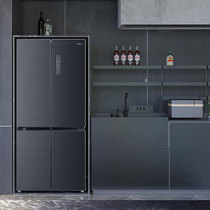 (Submarine-level purification)Midea 507 refrigerator frequency conversion first-class energy-saving household 4 four pairs of double doors smart appliances