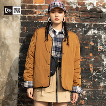 New Era New Era autumn and winter new British plaid jacket couple casual two-sided quilted jacket trend