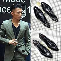 Summer mens small leather shoes pointed to Han edition of English business leisure shoes groom dress office increased shoes