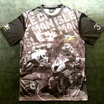 Isle of Man TT motorcycle riding short sleeve roundabout road racing fan cultural shirt Summer Knight quick dry racing T-shirt