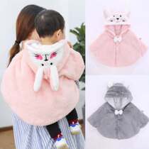 Baby cloak thickened autumn and winter models out of the windproof men and women baby cloak Childrens spring and autumn and winter princess small coat