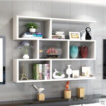 Bedroom wall rack wall hanging new product hanging cabinet hanging cabinet bookshelf wall cabinet Wall living room wall bookcase creative grid
