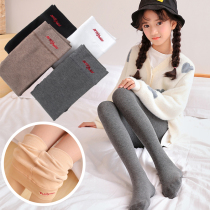 Girls thick pantyhose childrens dance socks autumn and winter models wear foreign baby bottoming pants big children dance socks