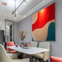 Hand-painted abstract custom oil painting restaurant decoration painting living room porch hand-made wall painting modern simple Fortune Head