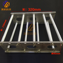 Round beads stainless steel strip count beads tempered basket Ultrasonic lens cleaning rack turnover basket can withstand temperature 180 degrees