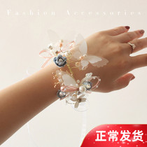 Korean bridesmaid wrist flower bride wedding ceremony sister group bracelet flower forest series fresh children dance performance