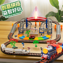 Kids Train Toy Squad Racing Vehicle High-speed Electric Vehicle Train Xizhi Harmony Automobile Boy 3 4