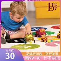 Bile B Toys childrens return car inertia mini car set Boys and Girls baby toy model car model