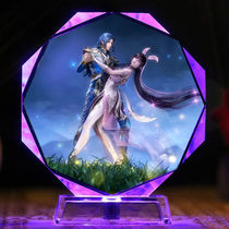 The Doo Continental Handheld Small Dance After a Little Dance After Tang Third Soul Huan Warriors Toy Crystal Hands the Key