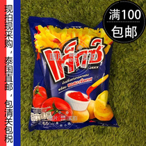 Thailand imported 7-11 big cCalbee Calbee puffed dipping sauce fries 55g filled with 100