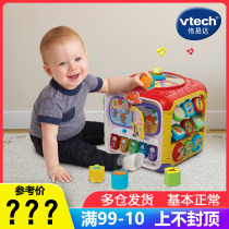 Weiyi Da Fun Wisdom Cubic Bilingual Pronoun Children Early Education Toy Baby Puzzle Bagel Box Shape Pairing