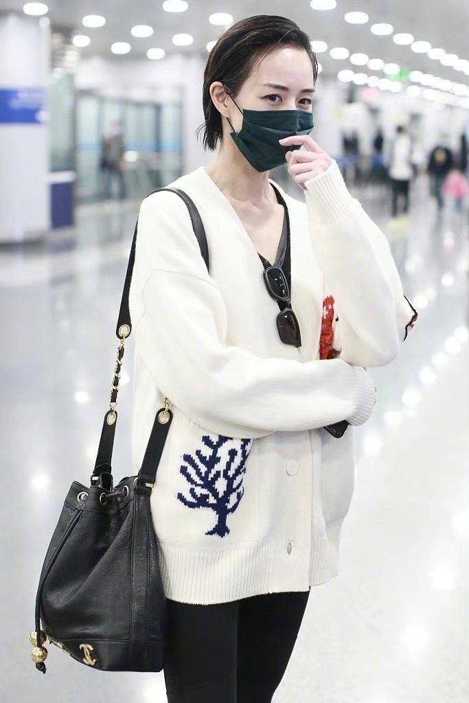 明星张钧甯同款毛衣外套女短款宽松韩版慵懒加厚针织开衫外穿