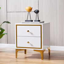 ins Light luxury bedside table Post-modern simple bedroom locker Paint storage cabinet Mini small apartment bedside cabinet