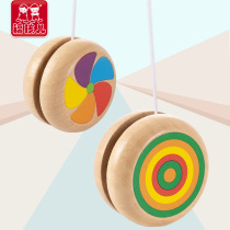Traditional wooden childrens yo-yo roundabout Primary School students yoyo toys girls boys yo-yo children gifts