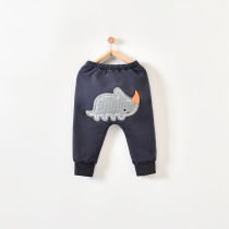Baby pants boys and trousers baby cotton pants big butts pp pants cotton warm baby pants autumn and winter