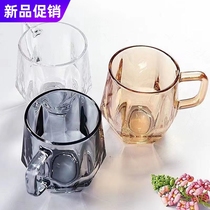 European-style household diamond cup electroplated glass glass environmental protection without lead environmental protection belt to geometric cup Nordic cup